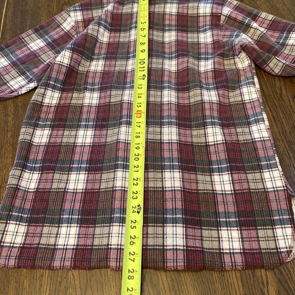 Northcrest Women’s Small Button Up Flannel Shirt Made In USA Vintage - Picture 10 of 10